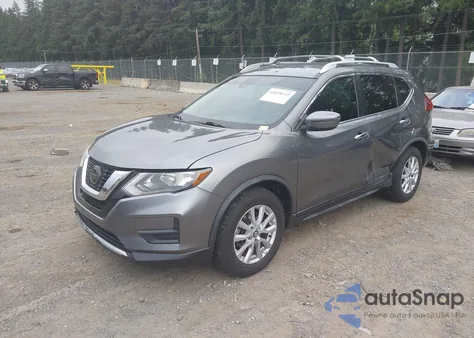 2020 Nissan Rogue Sv Fwd из США, поврежденный, VIN KNMAT2MT9LP510449